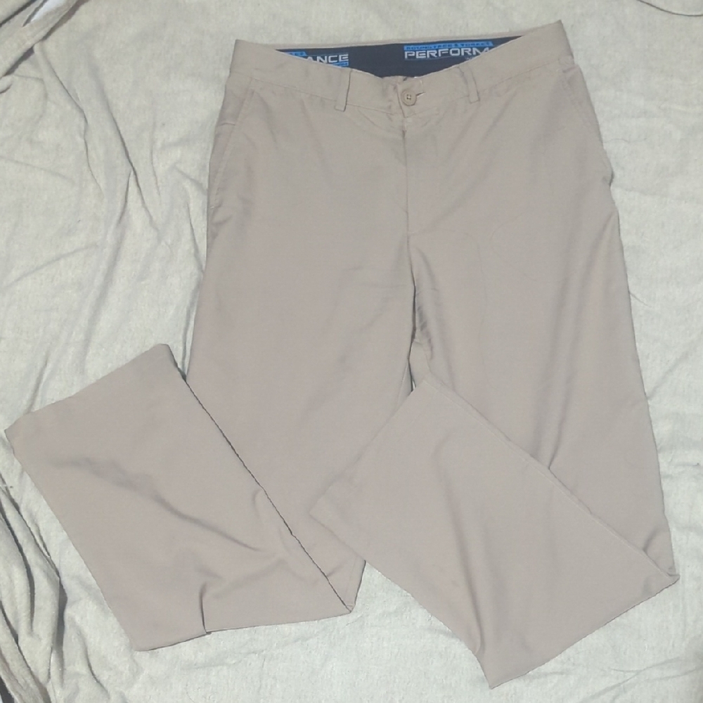 Roundtree & Yorke Men’s Performance Pants 32x32 100% Polyester Like New